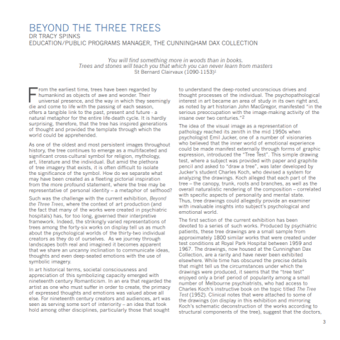 Beyond The Three Trees Exhibition Catalogue